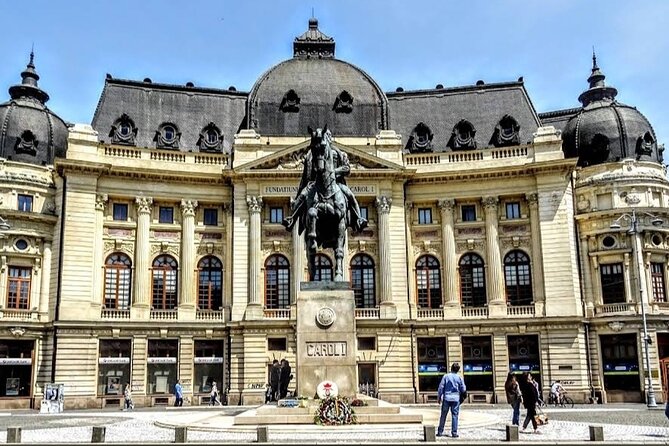 8h Bucharest full-day Tour, Parliament and Top Attraction, Privat - The Romanian Athenaeum and the language of national pride