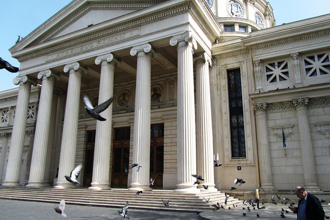 Bucarest à vélo - The Romanian Athenaeum, Bucharest’s architectural symbol