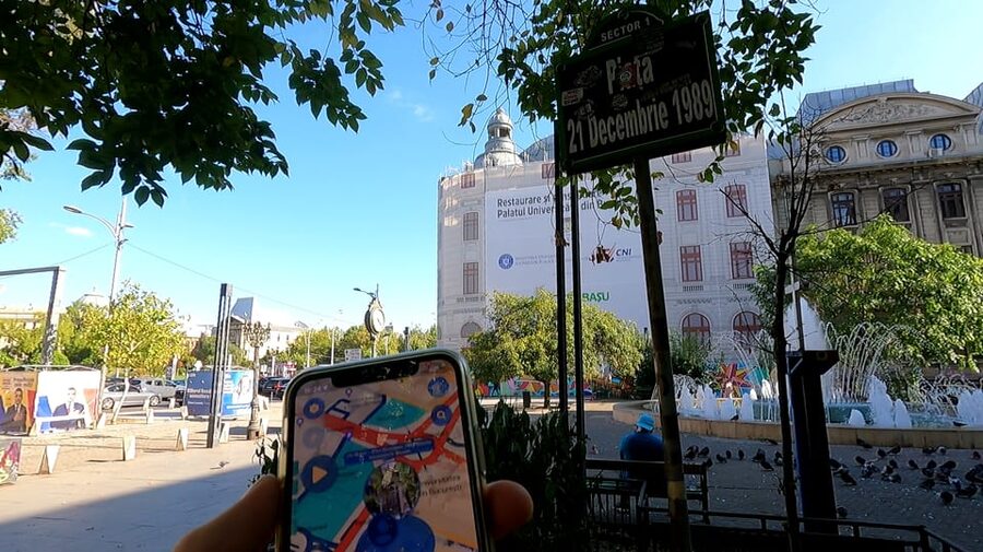 Bucharest 1989 Revolution Walking Tour with Smartphone App - Key points at a glance