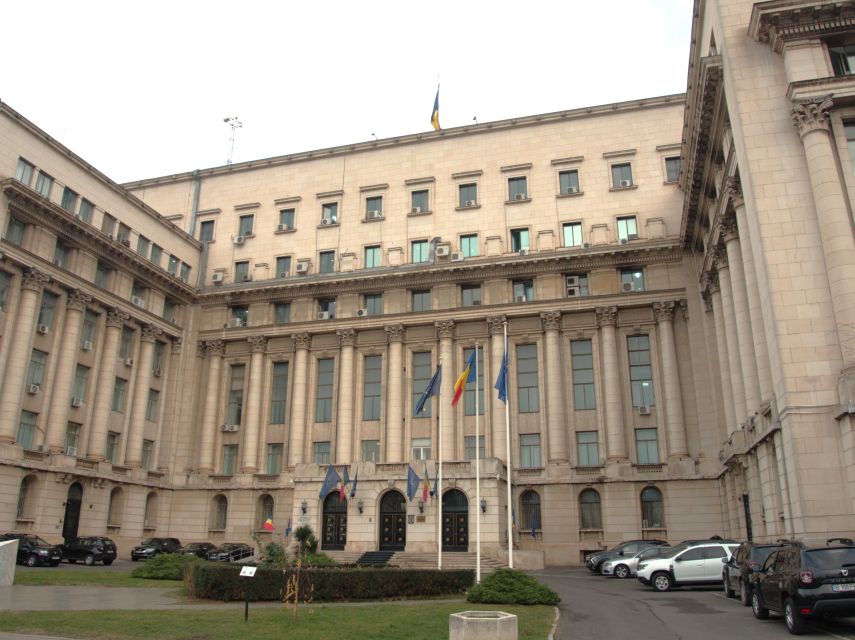 Bucharest by car - full day 'stop and visit' experience - Revolution Square and the city’s royal side