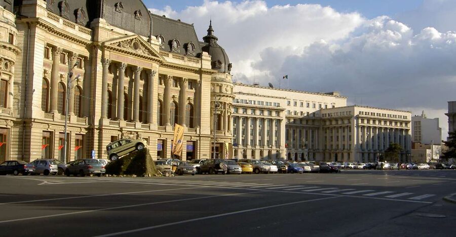 Bucharest: City Highlights Guided Walking Tour - Union Boulevard and the communist-era city