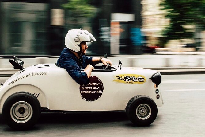 Bucharest: CityTour in one of a kind mini hot rod - Price and value at $95.58