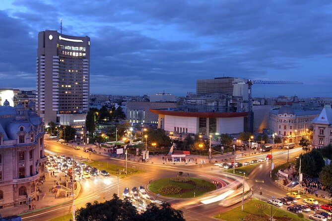 Bucharest Evening Tour and Traditional Dinner - 3 hours - University Square and central Bucharest