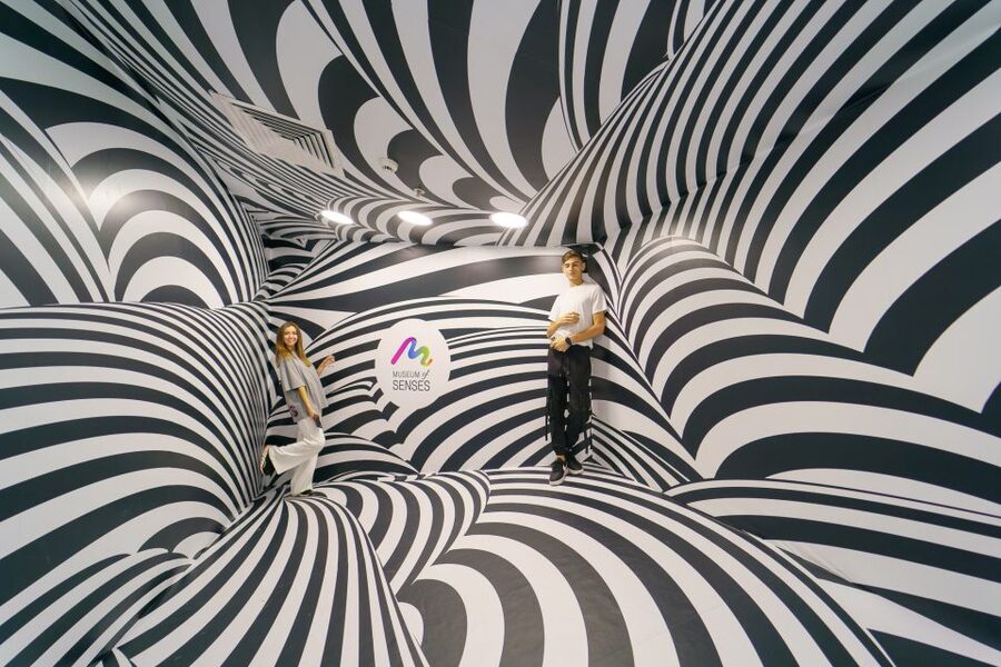 Bucharest: Museum of Senses Entry Ticket - Optical illusions in the 2D café and desert rooms
