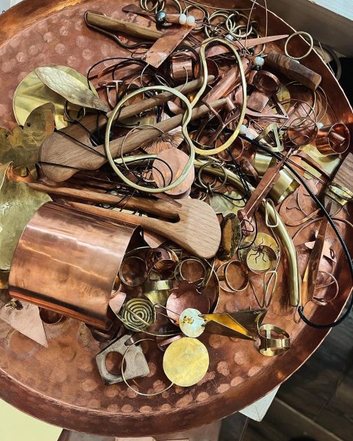 Bucharest: Real Roma Community - Crafting Workshop - Making copper jewelry with your own hands