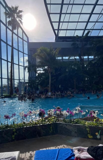 Bucharest: Therme Night Show Ticket with Transfer - Galaxy adds a livelier change of pace
