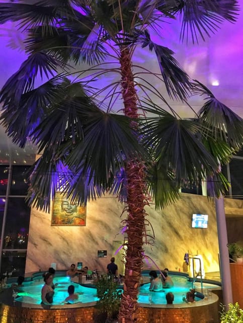 Bucharest: Therme Spa Night Experience with Transfer - Palm and Galaxy: two different moods