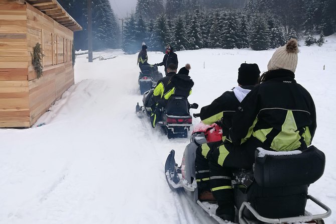 Carpathian mountains Snowmobile, ATV or Buggy tour in one day - The Azuga ride: snowmobile, ATV, or buggy