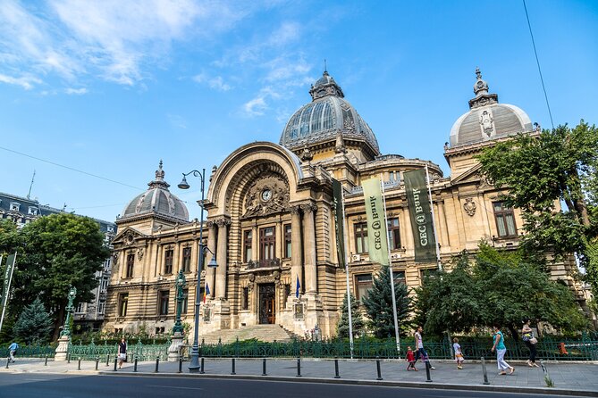 Communist Era Bucharest Tour - Seeing Parliament Palace from the city
