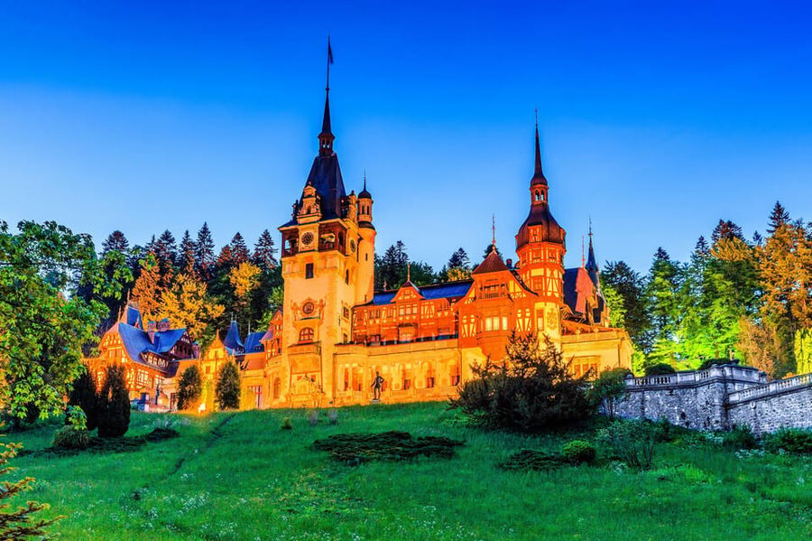 Minivan 8 Places : Dracula Castle, Peles, & Brasov Day Tour - The drive from Bucharest into the Carpathians