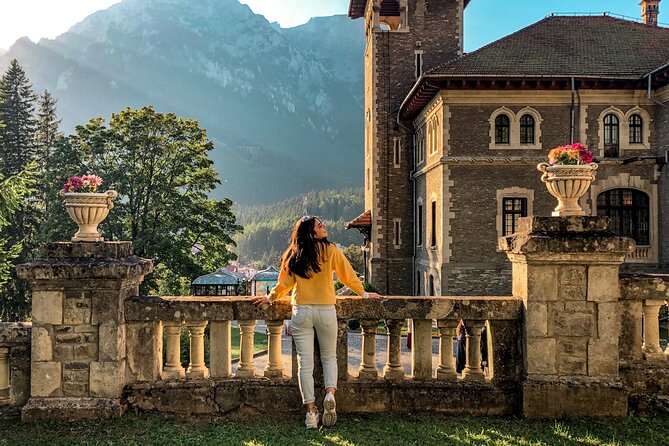 Peles & Cantacuzino Castles: Gourmet Wine & Cultural Day trip - Entering Peles Castle in Sinaia