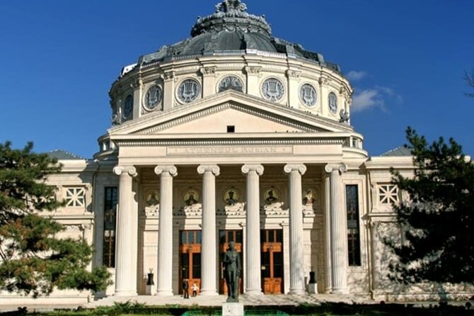 Private Guided Panoramic Tour in Bucharest by Car - House of the Free Press and the northern side of the city
