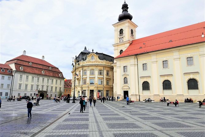Private tour: Medieval cities of Transylvania, 2 Days from Bucharest - Sibiu combines old streets with a proper lunch break