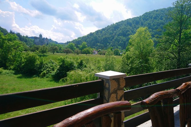 Private Tour to Dracula's Castle, Peles Castle from Bucharest - Bran Castle: Dracula, stairs, and a smaller fortress