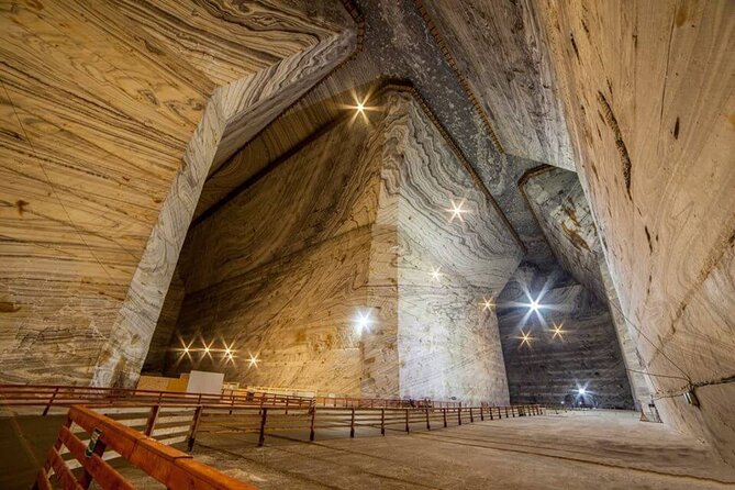 Salt Mine - Slanic Prahova - What the salt walls look like underground