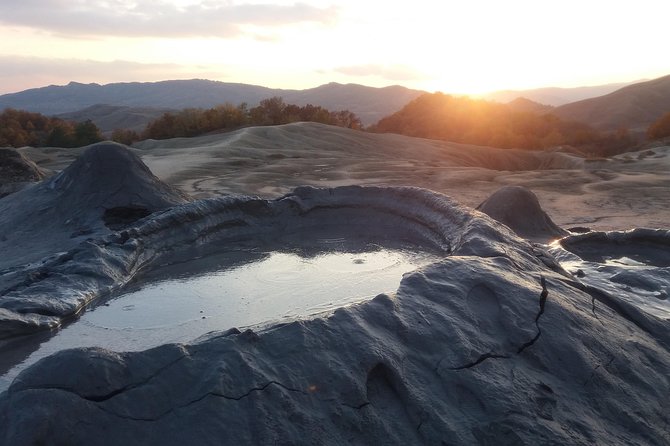 Salt Mine, the Muddy Volcanoes and Wine Tasting Private Day Tour from Bucharest! - Berca’s Muddy Volcanoes and the gray cones