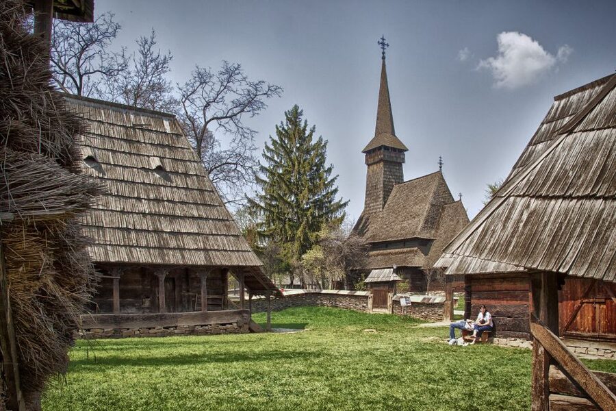Traditions in Bucharest: Village Museum and Wine Tasting - A ten-minute look at the Romanian Athenaeum